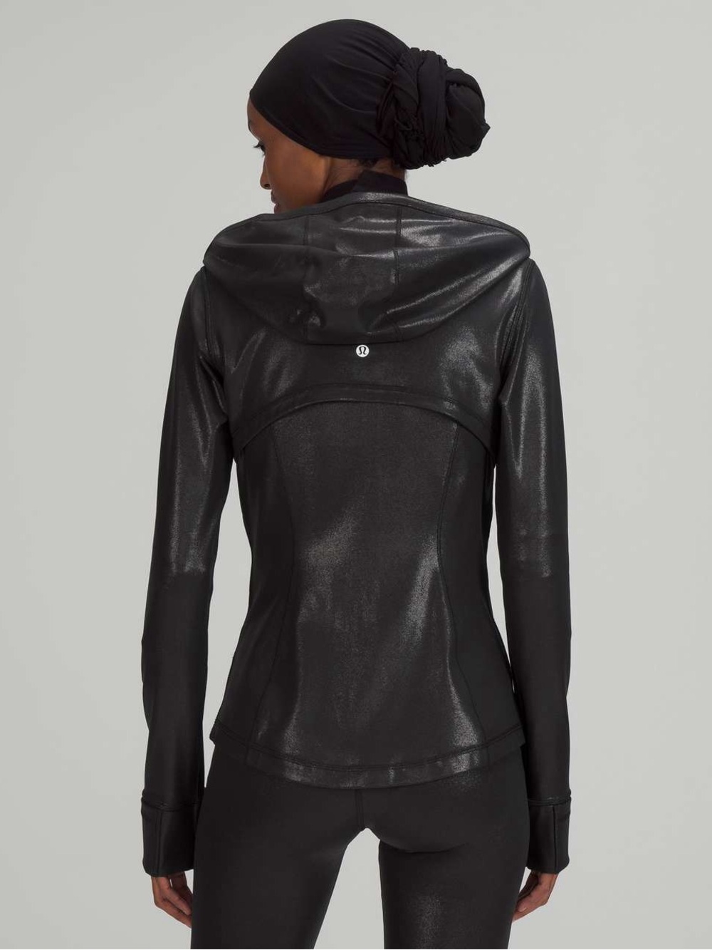 Lululemon Hooded Define Jacket *Shine Radiate Foil Print Black